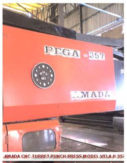 Amada Cnc Turret Punch Press Model Vela