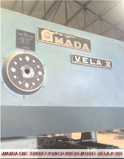 Amada CNC Turret Punch Press Model Vela